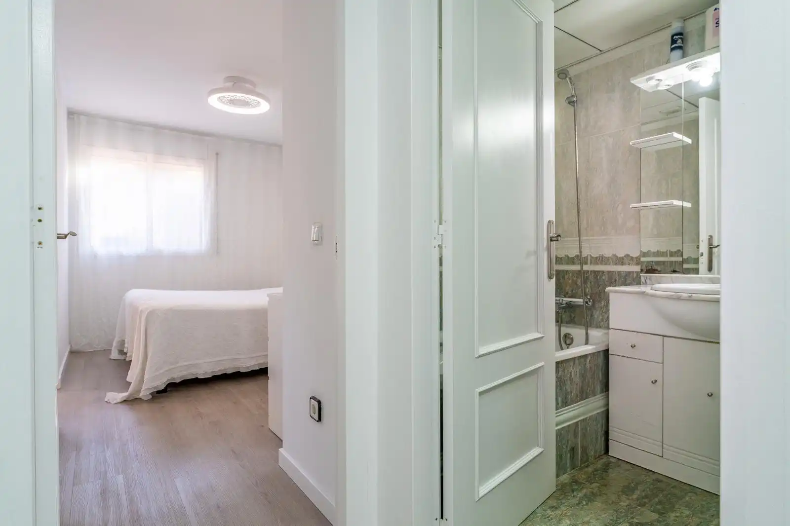 Schlafzimmer von Wohnung zum Verkauf in Reus mit Klimaanlage, Heizung und Parkett