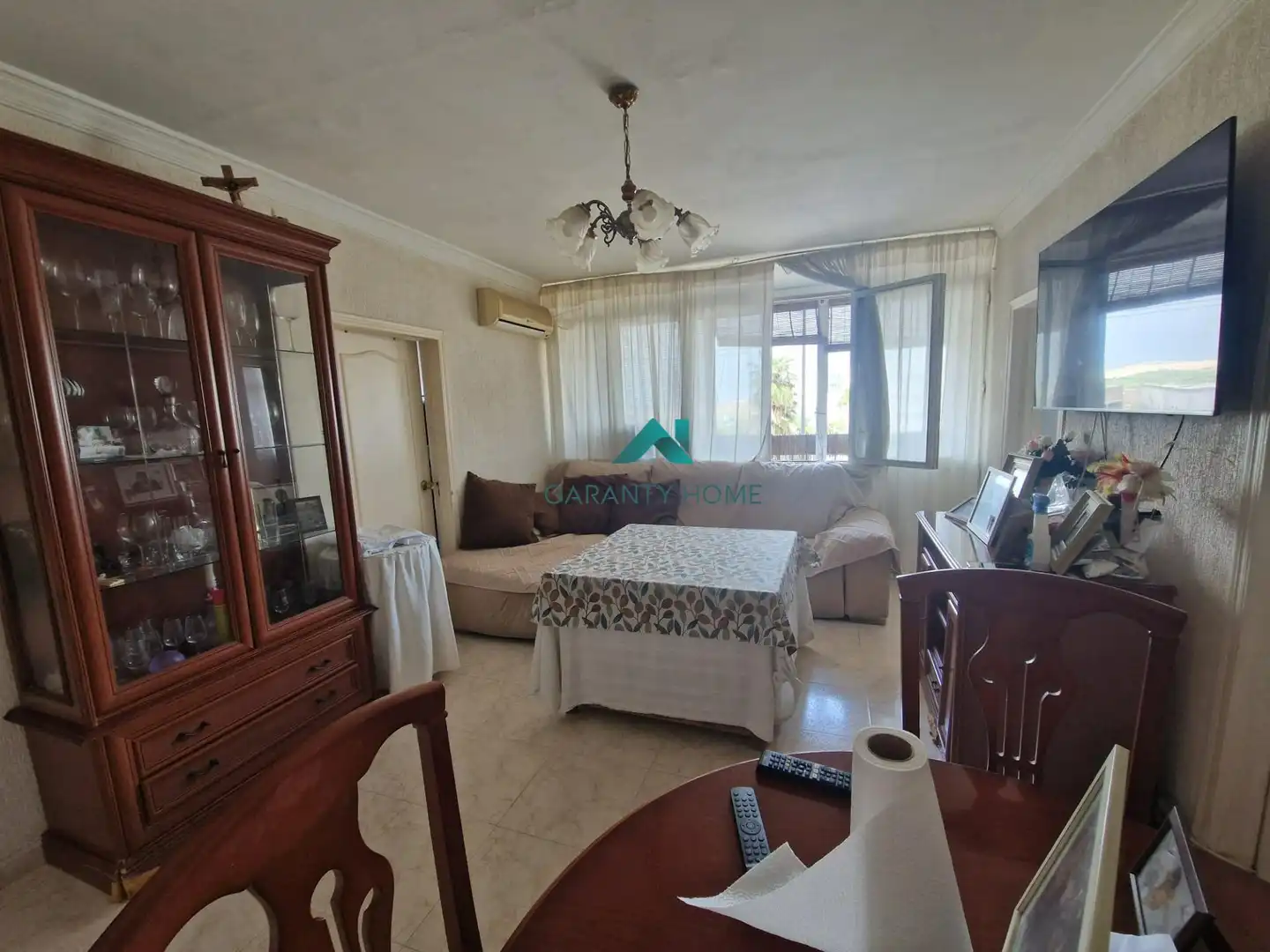 Living room of Flat for sale in Jerez de la Frontera  with Air Conditioner, Terrace and Storage room
