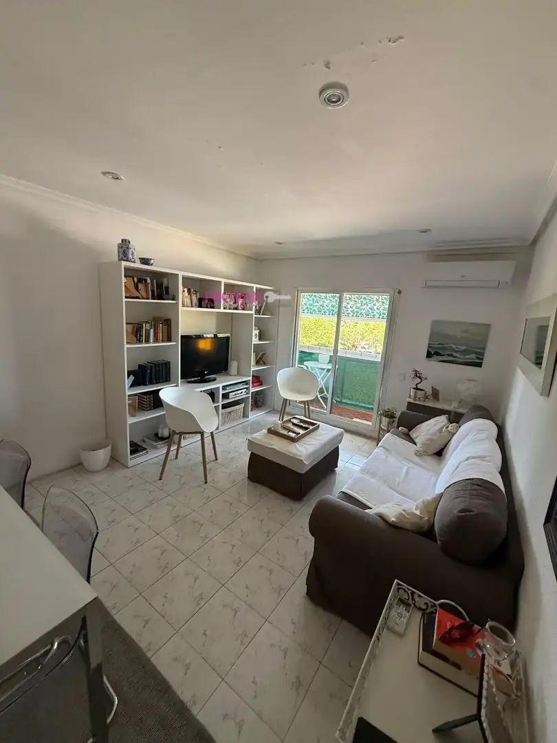 Wohnzimmer von Wohnung zum Verkauf in Madrid mit Klimaanlage, Terrasse und Möbliert