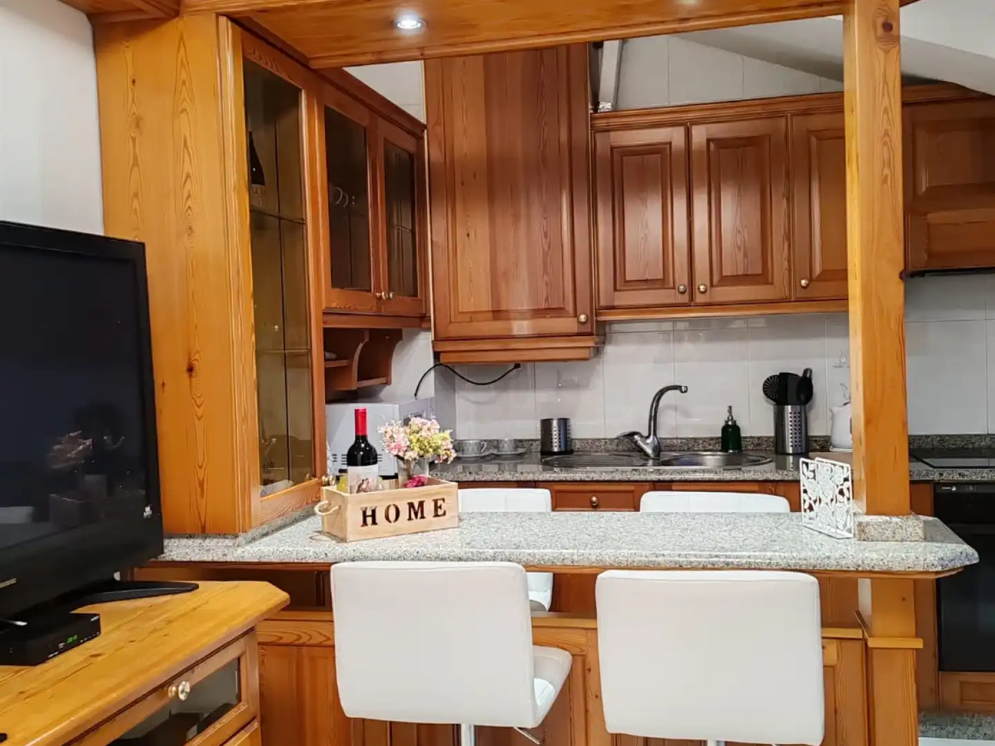 Kitchen of Attic for sale in Caldas de Reis  with Air Conditioner, Heating and Storage room