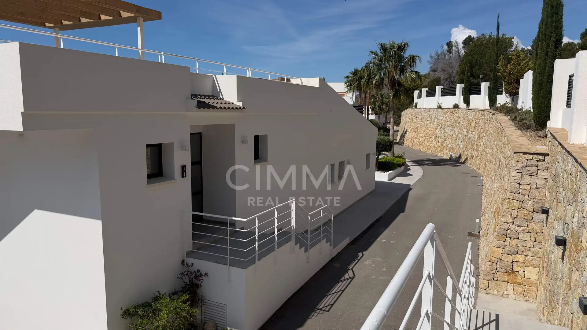 Vista exterior de Casa o chalet en venta en Altea con Calefacción y Piscina