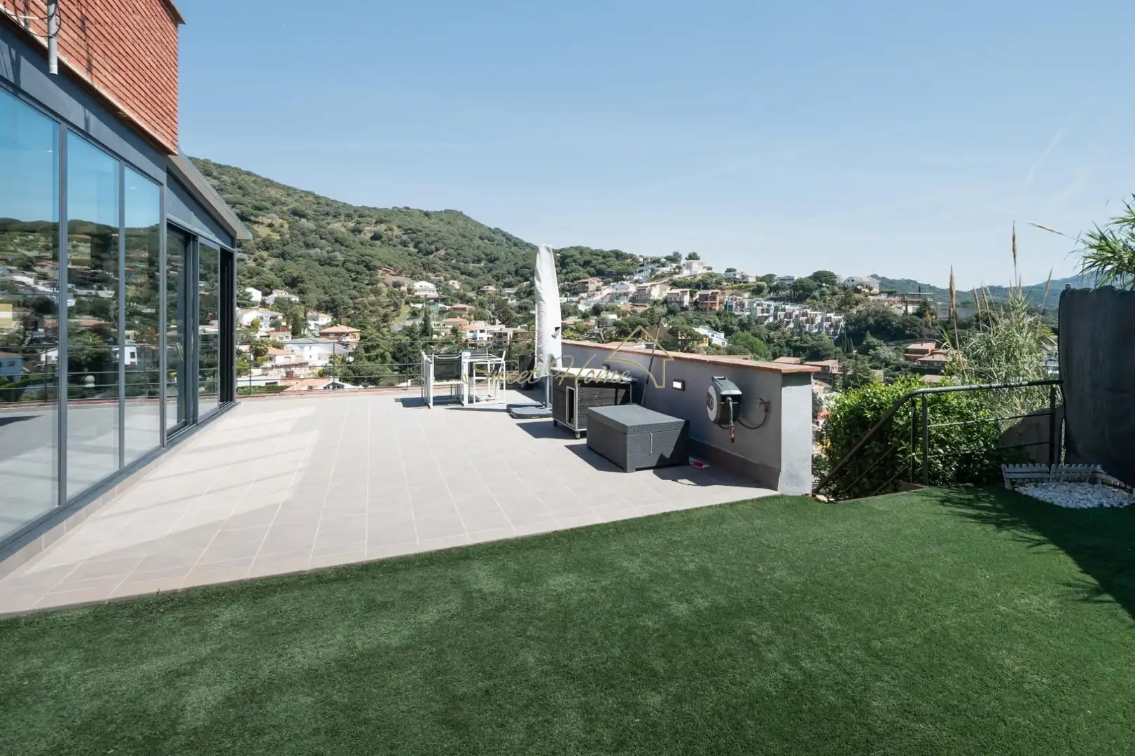 Terraza de Casa o chalet en venta en Alella con Aire acondicionado, Calefacción y Jardín privado