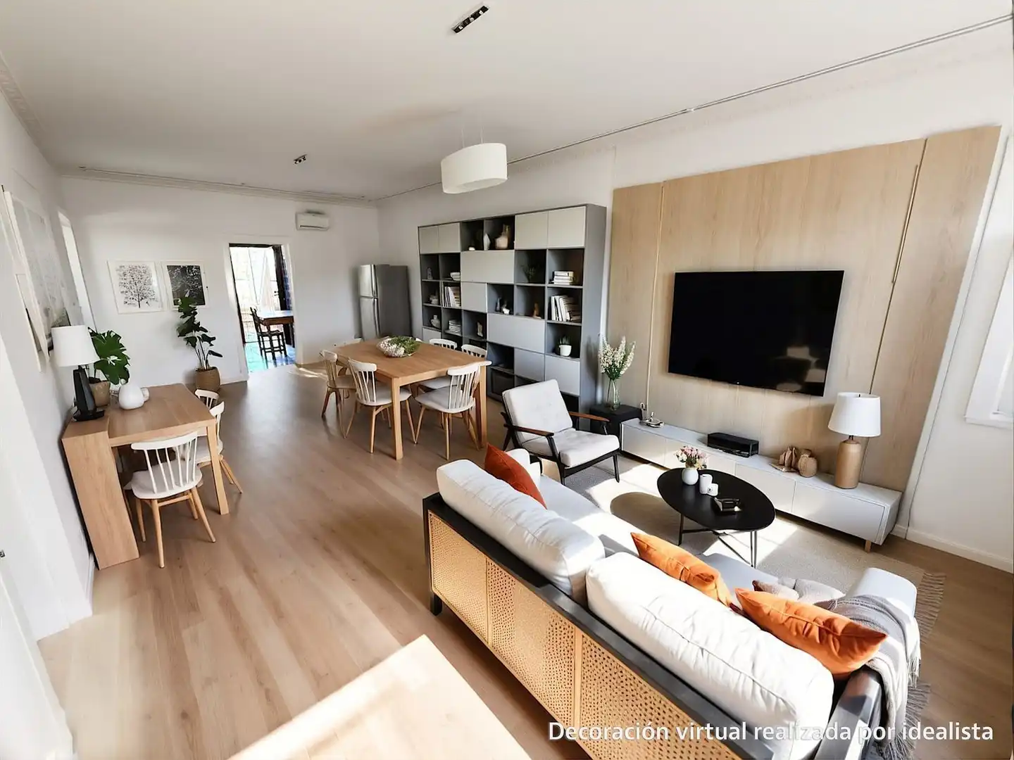 Wohnzimmer von Einfamilien-Reihenhaus zum Verkauf in Pulpí mit Heizung, Terrasse und Abstellraum