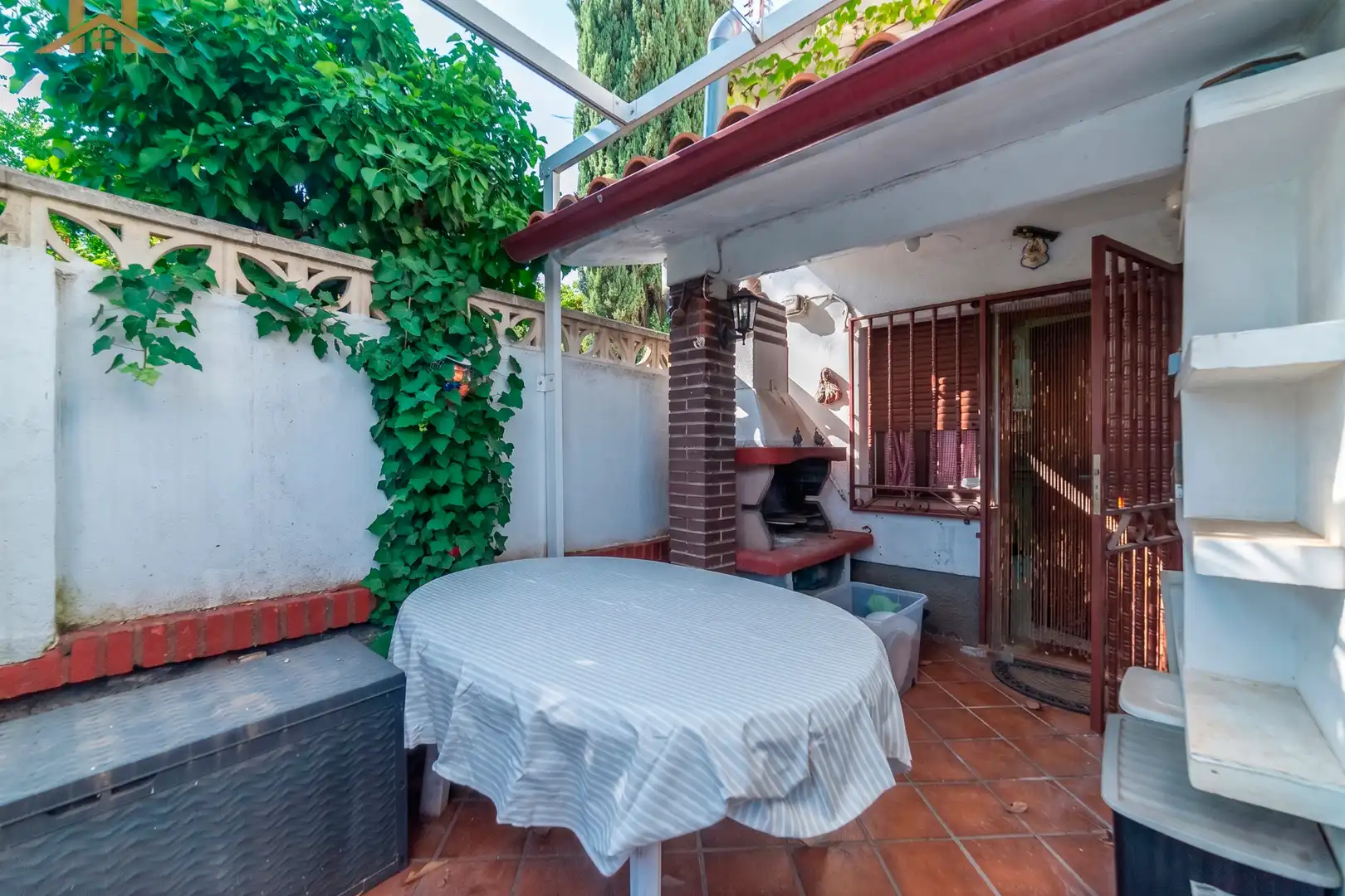 Terraza de Casa o chalet en venta en El Álamo con Aire acondicionado, Calefacción y Jardín privado