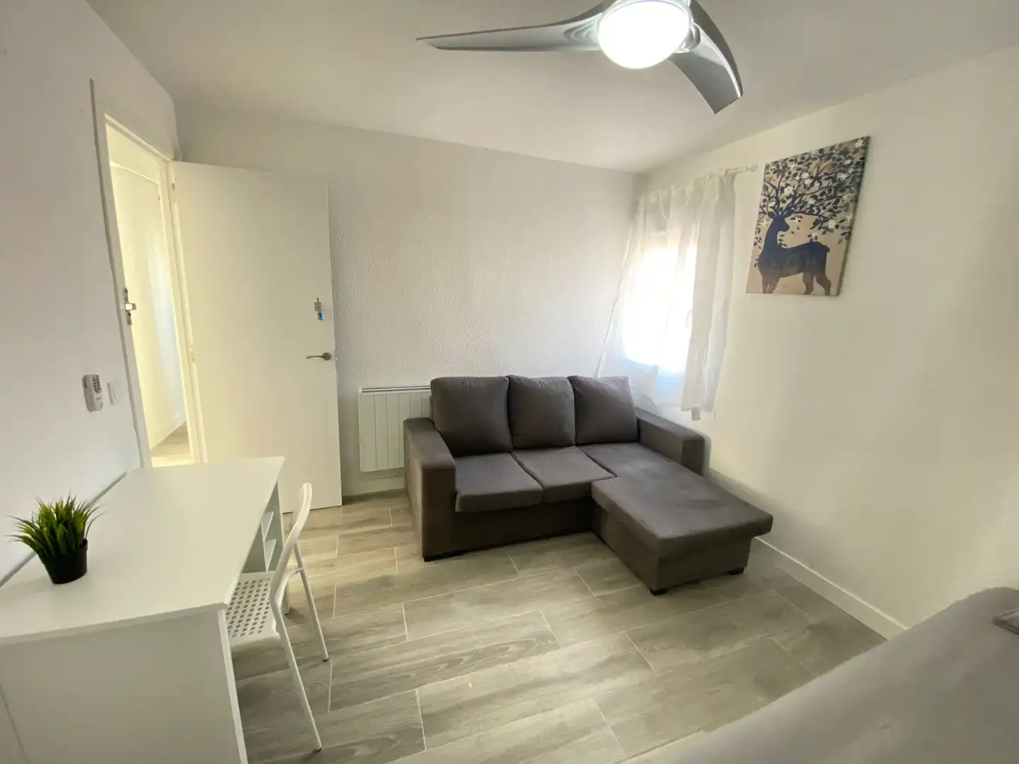 Sala de estar de Piso de alquiler en Madrid con Calefacción, Amueblado y Horno