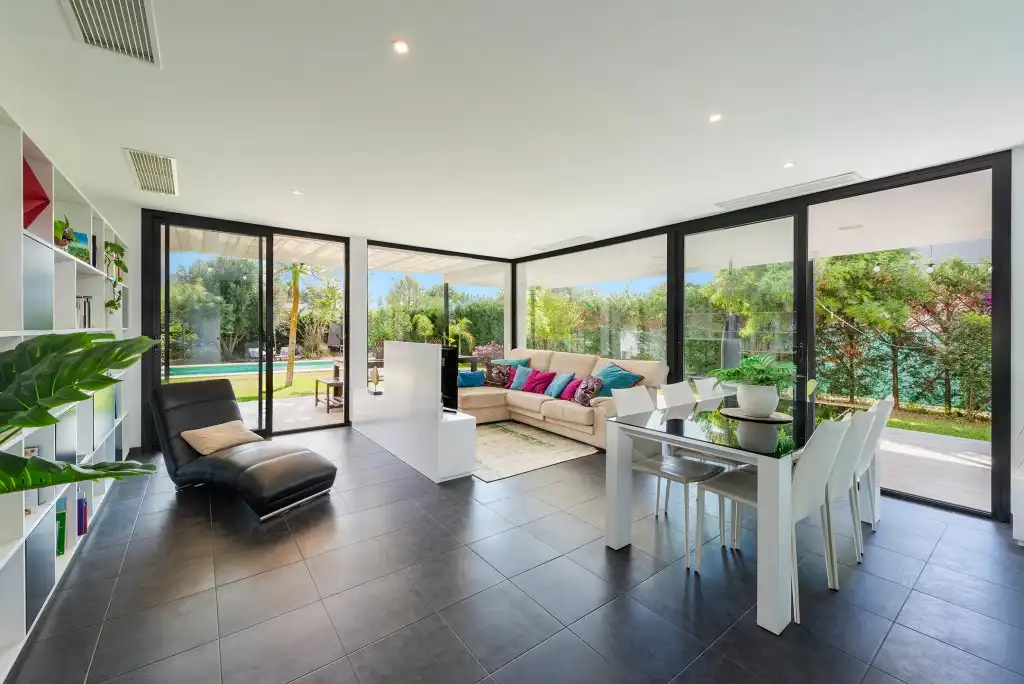 Sala de estar de Casa o chalet en venta en  Palma de Mallorca con Aire acondicionado, Calefacción y Jardín privado