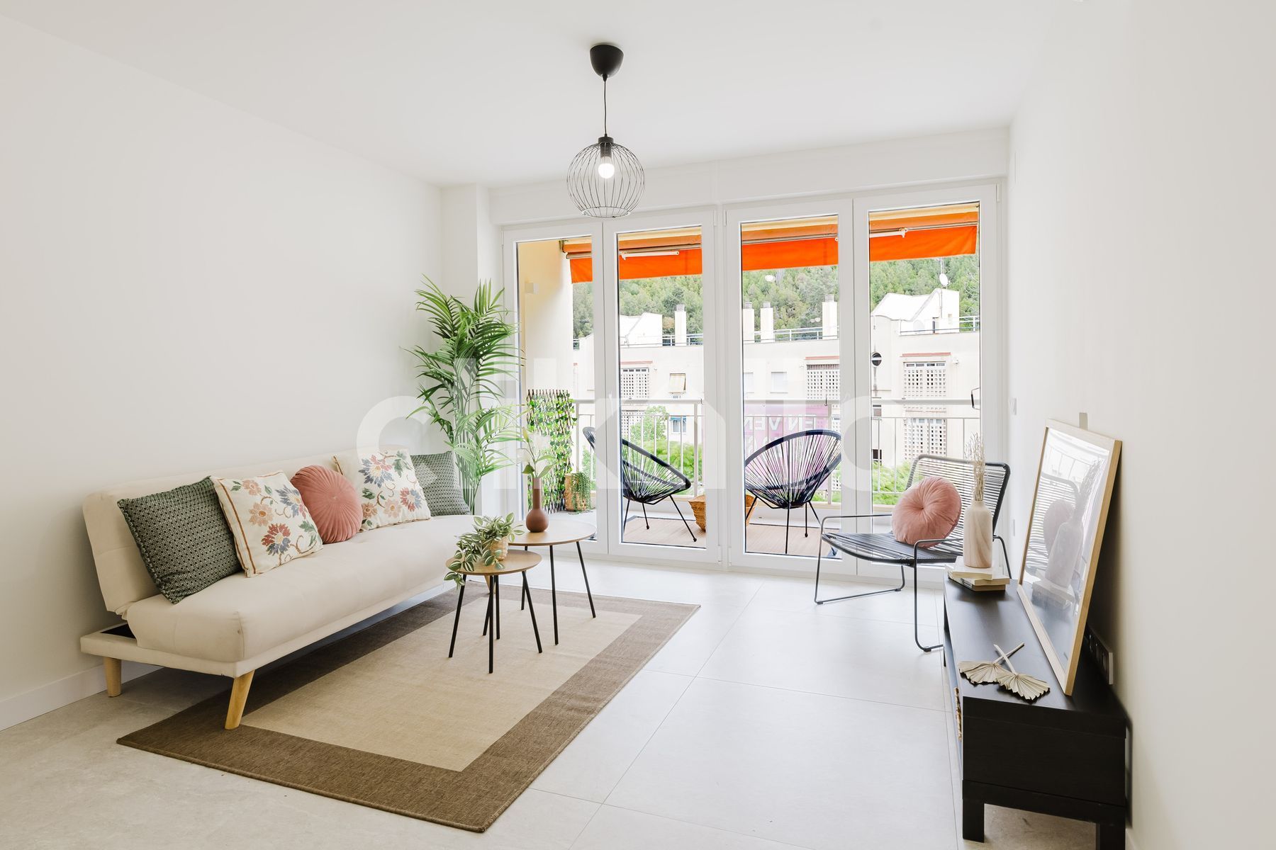 Sala d'estar de Pis en venda en Málaga Capital amb Aire condicionat, Terrassa i Piscina