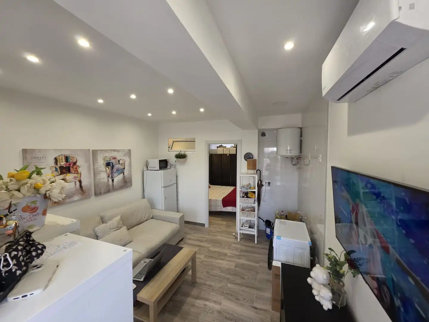 Sala de estar de Apartamento de alquiler en Centro