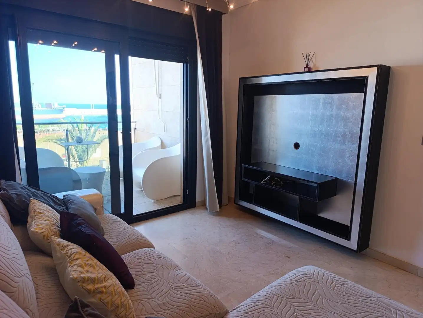 Living room of Apartments for sale in Garrucha  with Air Conditioner, Heating and Furnished