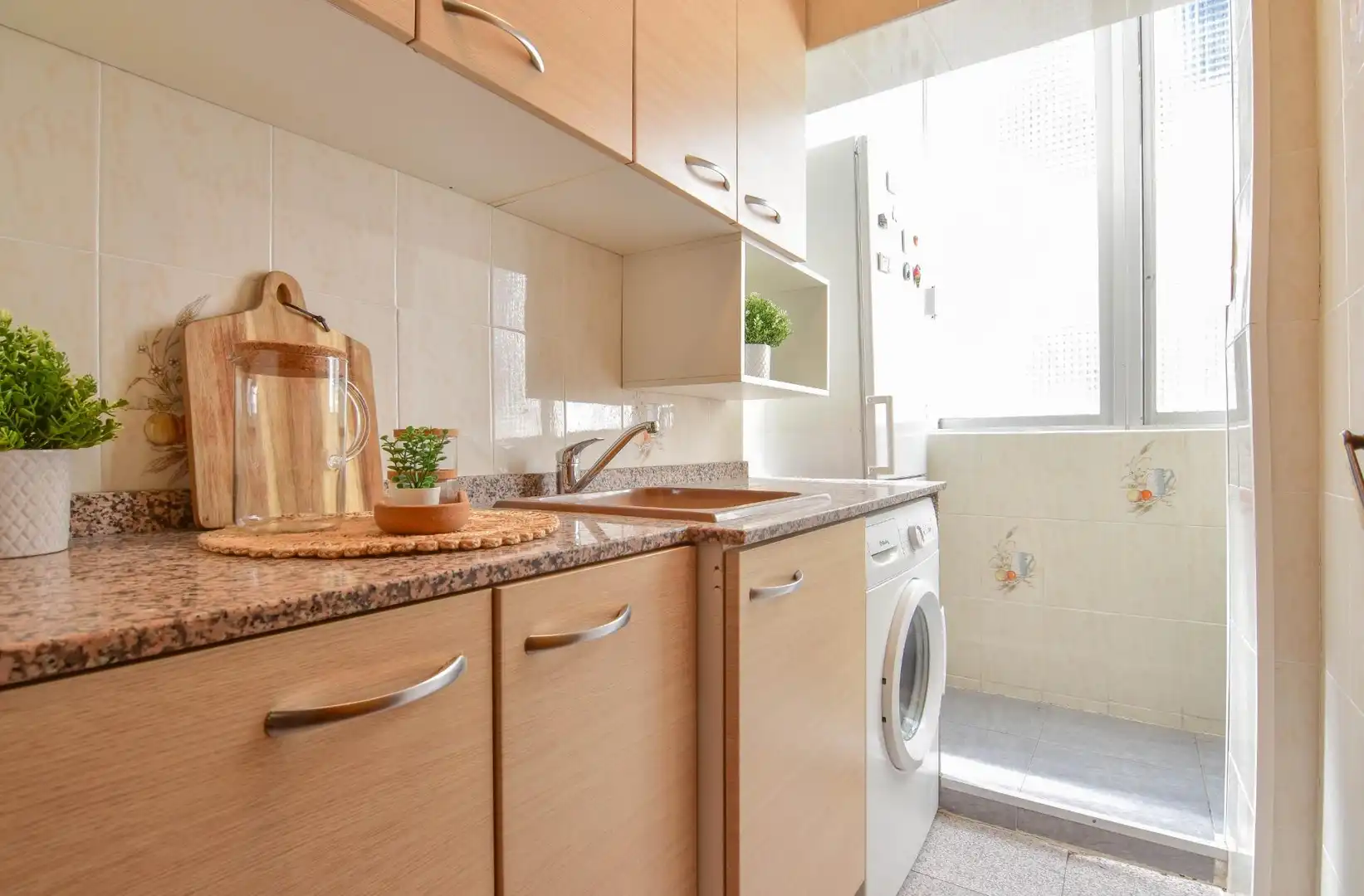 Kitchen of Flat for sale in Puçol  with Air Conditioner, Terrace and Balcony