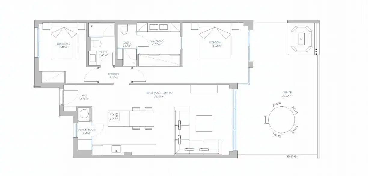 Apartamento con piscina en venta en El Higuerón, imagen 32