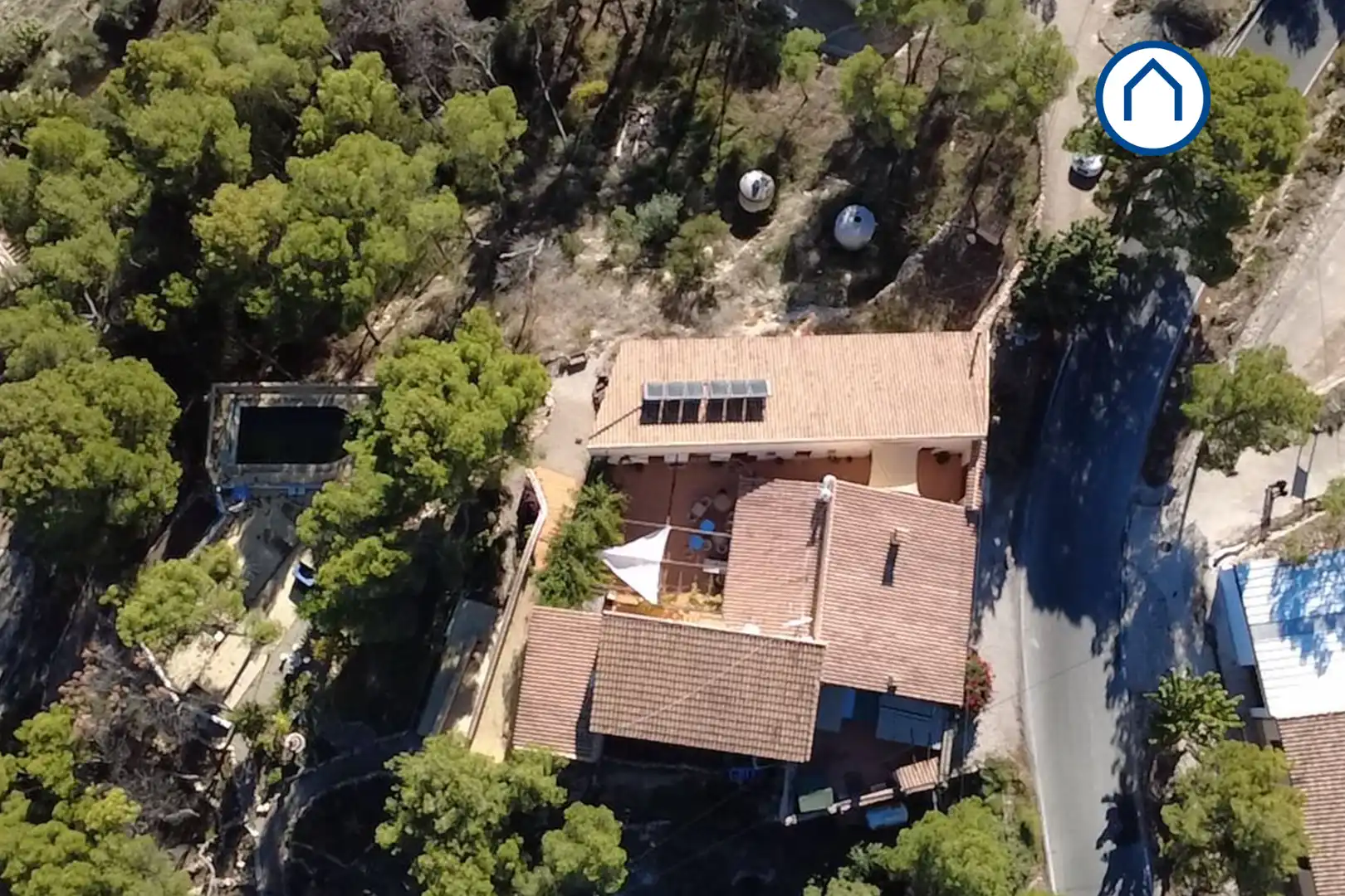 Vista exterior de Finca rústica en venda en Alhama de Murcia amb Aire condicionat, Calefacció i Jardí privat