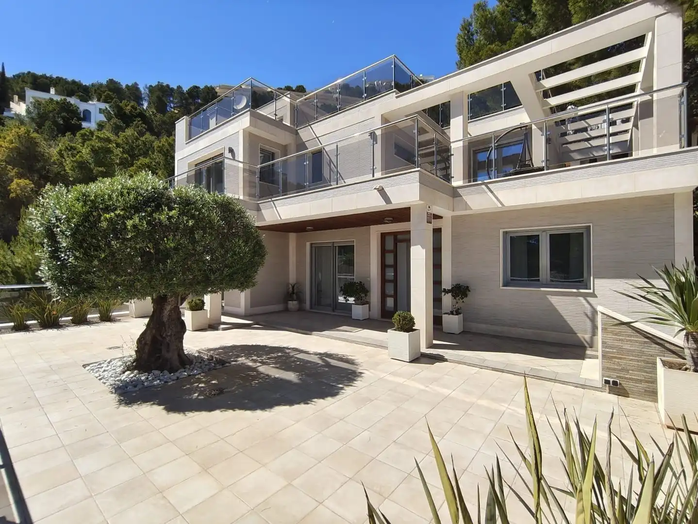 Exterior view of Houses for sale in Altea  with Air Conditioner, Heating and Private garden