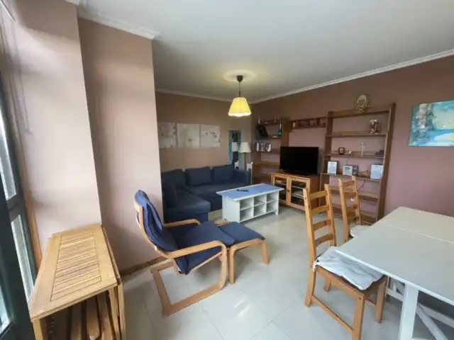 Living room of Flat for sale in Sanxenxo  with Air Conditioner, Heating and Private garden