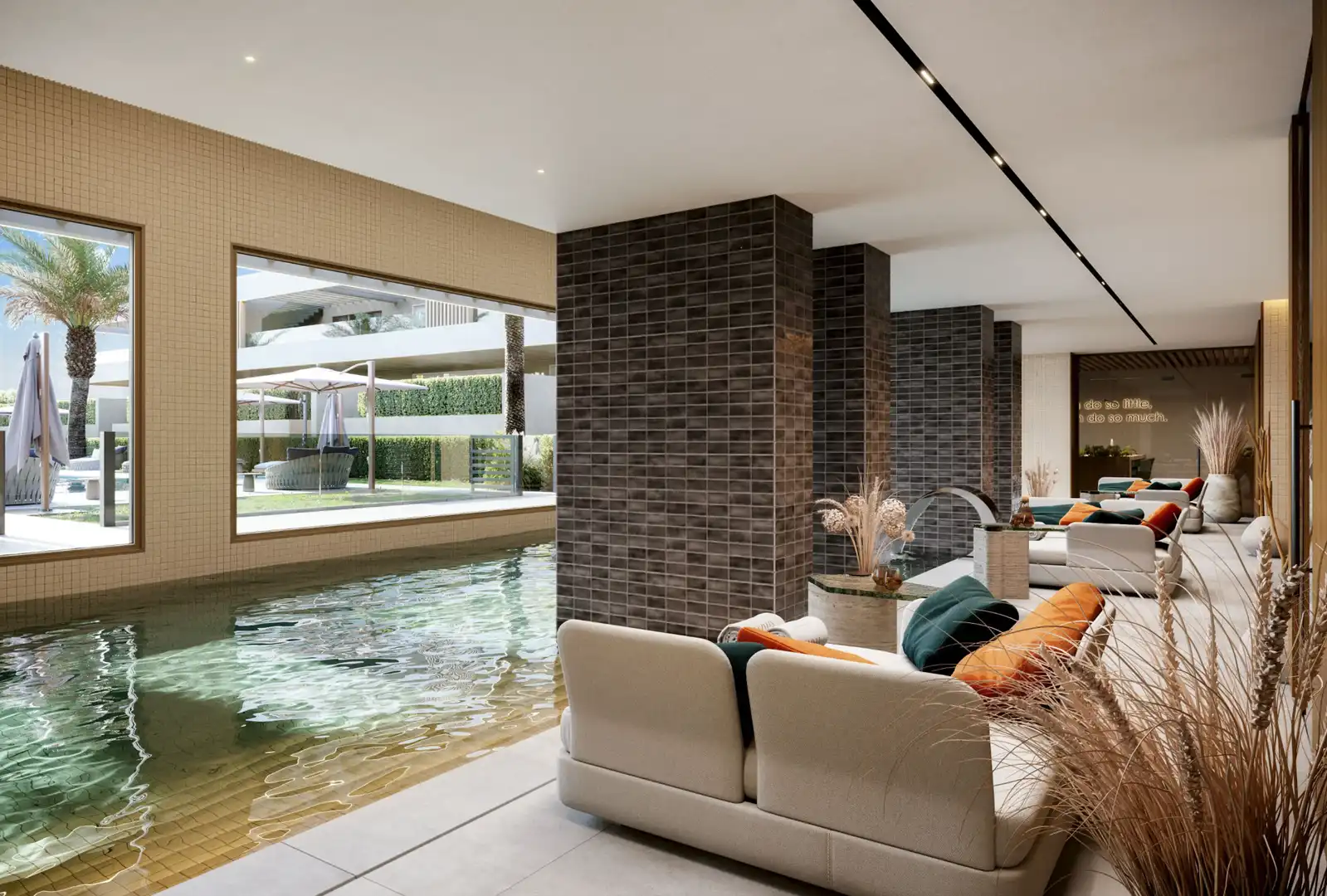 Piscina de Apartamento en venta en Estepona con Aire acondicionado, Calefacción y Terraza