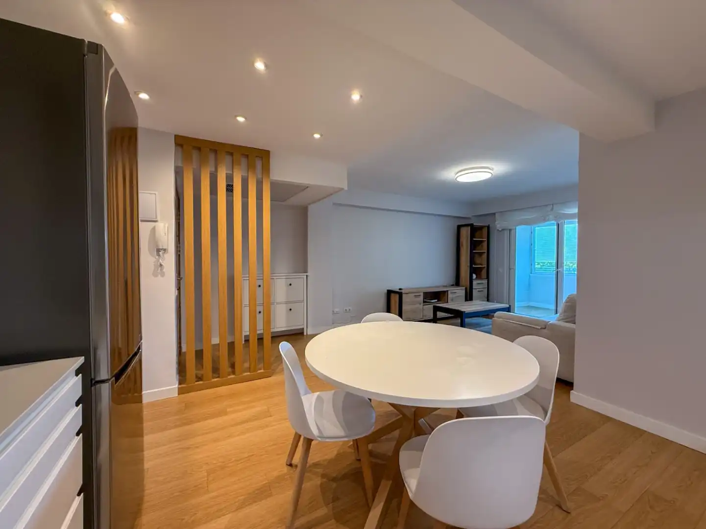 Dining room of Flat for rent in Madrid  with Air Conditioner, Heating and Terrace