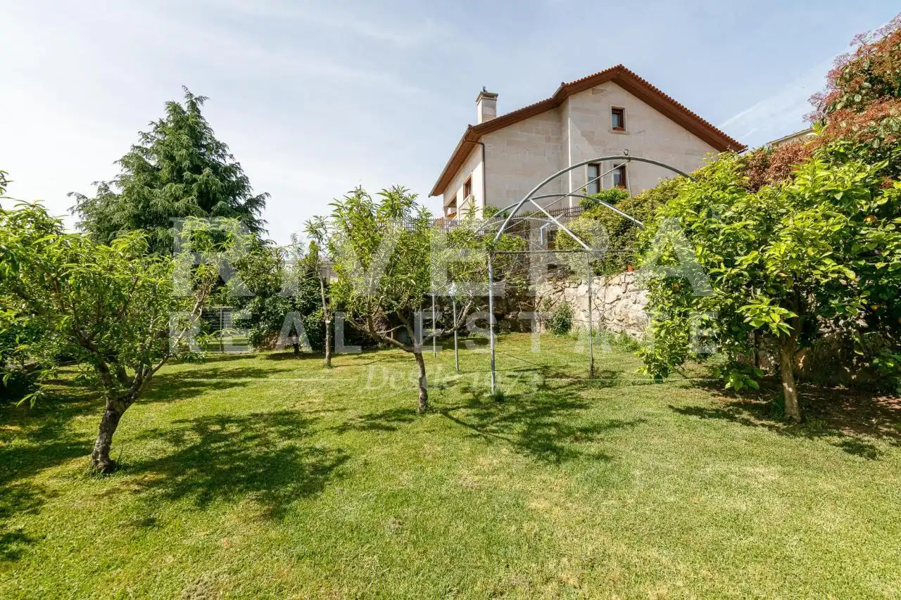 Jardín de Casa o chalet en venta en O Rosal   con Calefacción, Jardín privado y Terraza