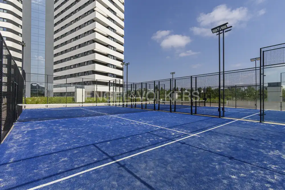 Terraza de Estudio de alquiler en Alcobendas con Aire acondicionado, Calefacción y Jardín privado