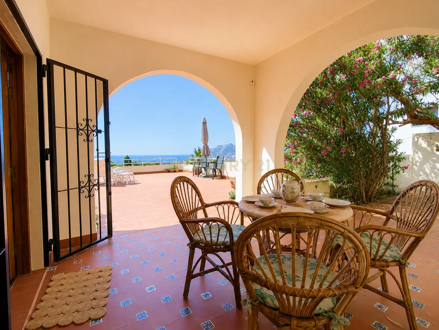 Terraza de Casa o chalet de alquiler en Benissa con Jardín privado, Horno y Lavadora