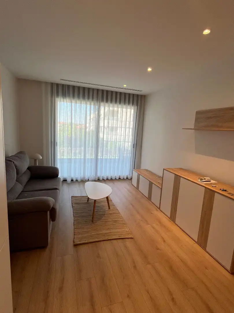 Living room of Flat for rent in Lleida  with Air Conditioner, Heating and Parquet flooring
