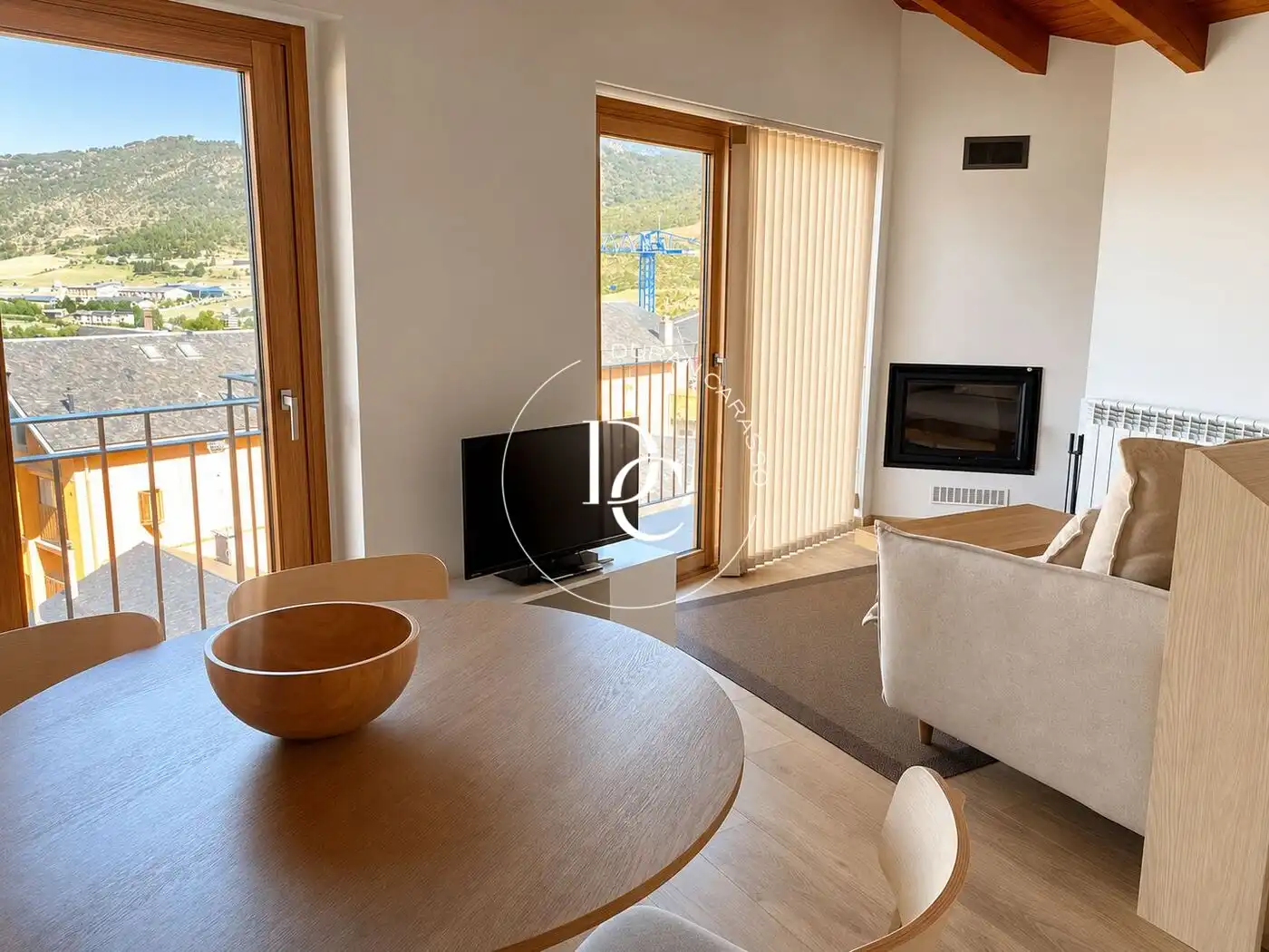Terraza de Piso de alquiler en Bellver de Cerdanya con Aire acondicionado, Calefacción y Trastero