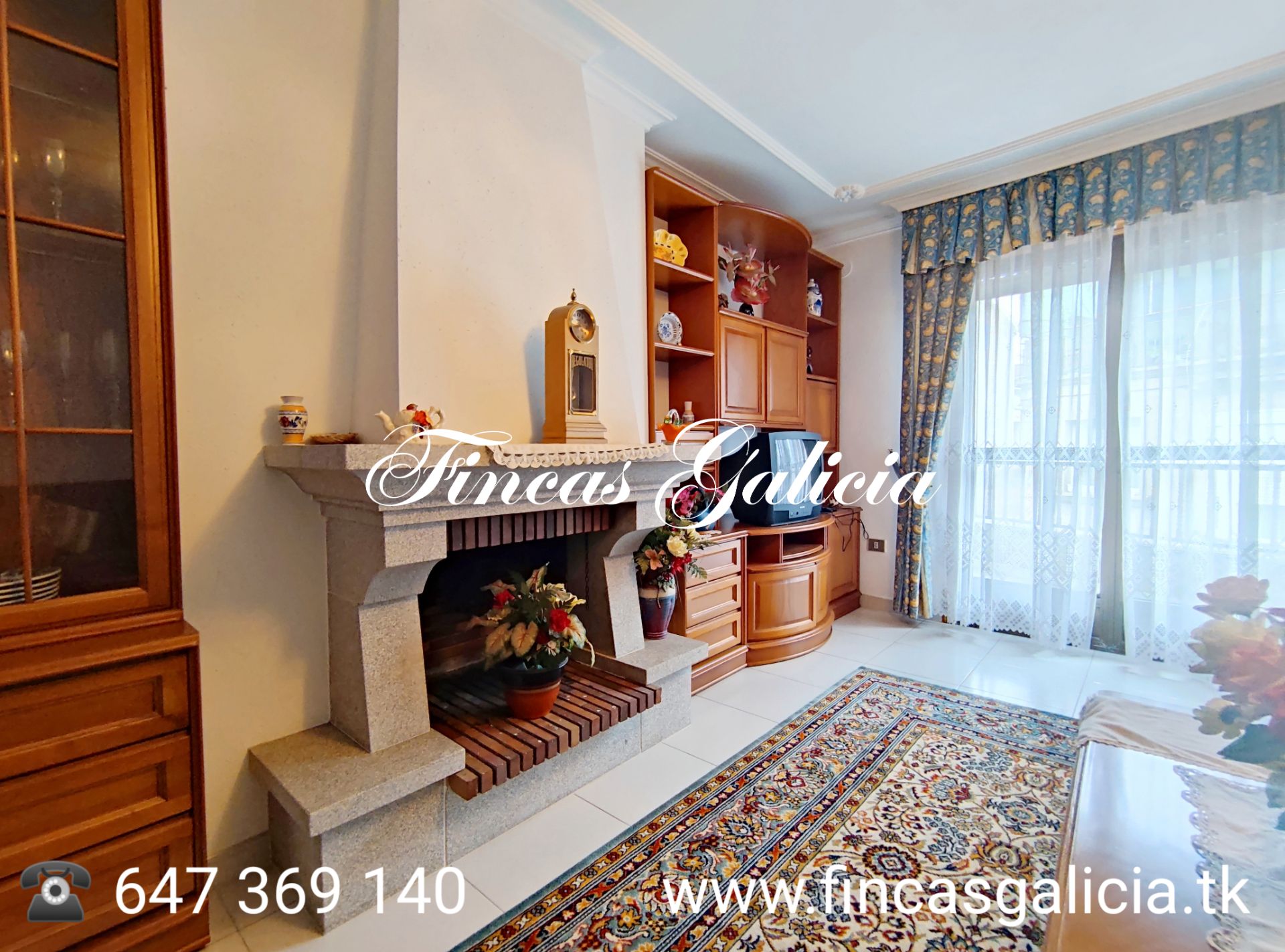 Sala de estar de Piso en venta en Verín con Amueblado y Balcón