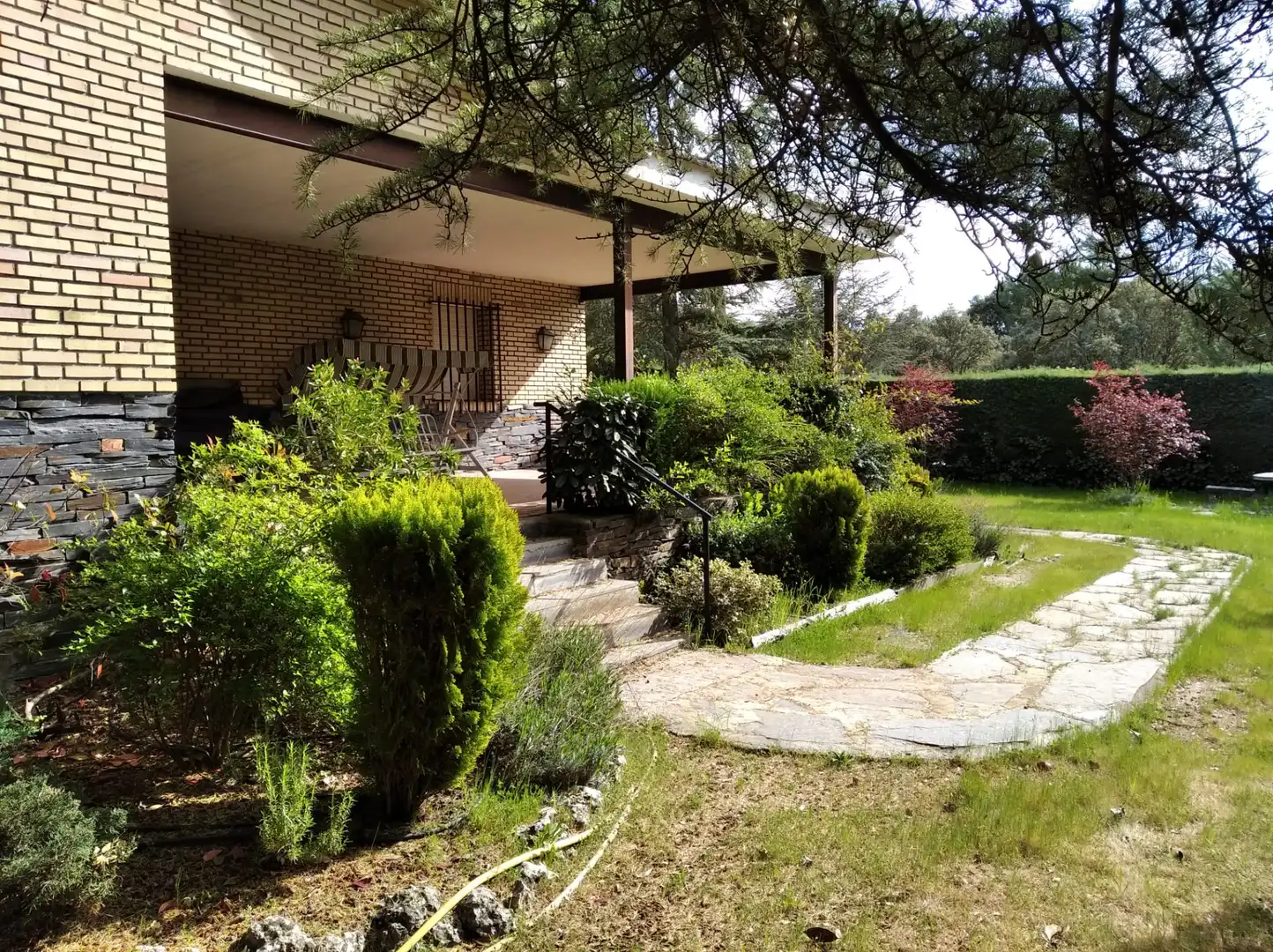 Garden of Houses for sale in Hoyo de Manzanares  with Heating, Private garden and Terrace