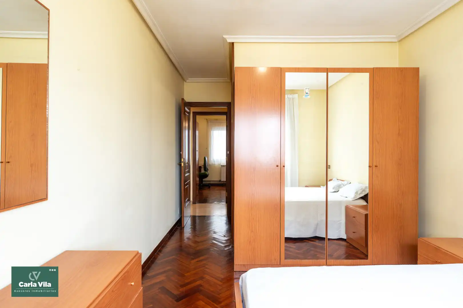 Bedroom of Flat for sale in Lugo  with Heating, Parquet flooring and Storage room