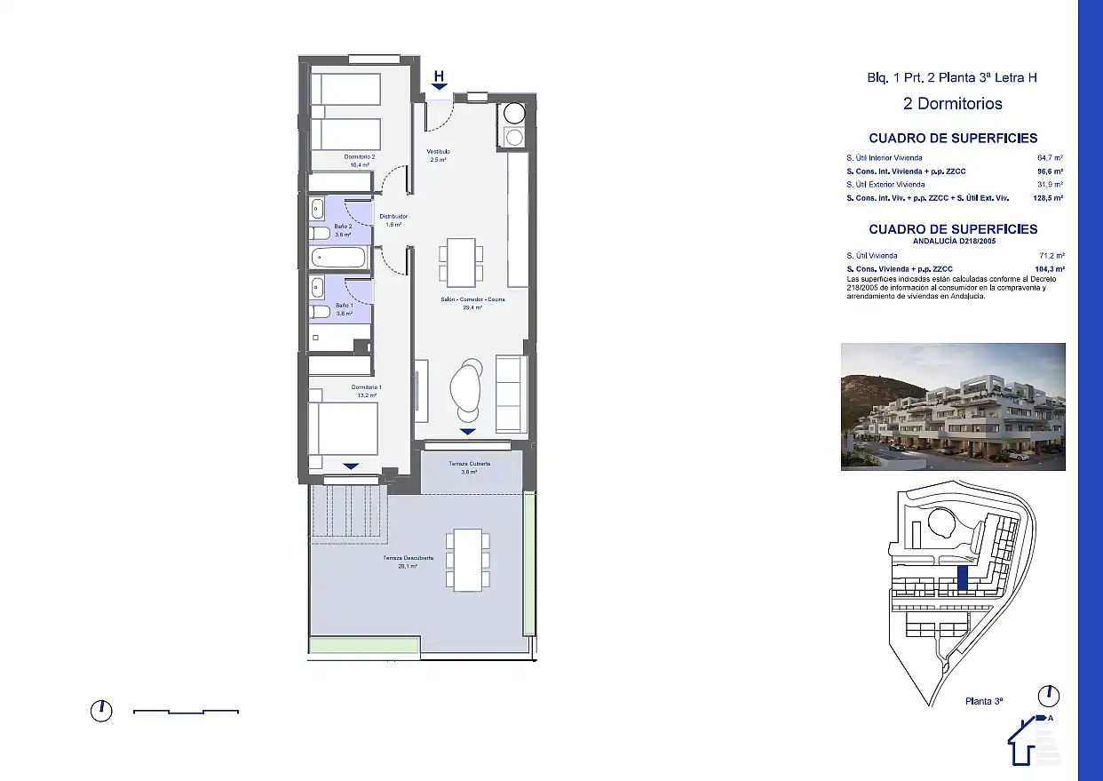 Apartment mit Terrasse zum Verkauf in San Juan de los Terreros, imagen 13