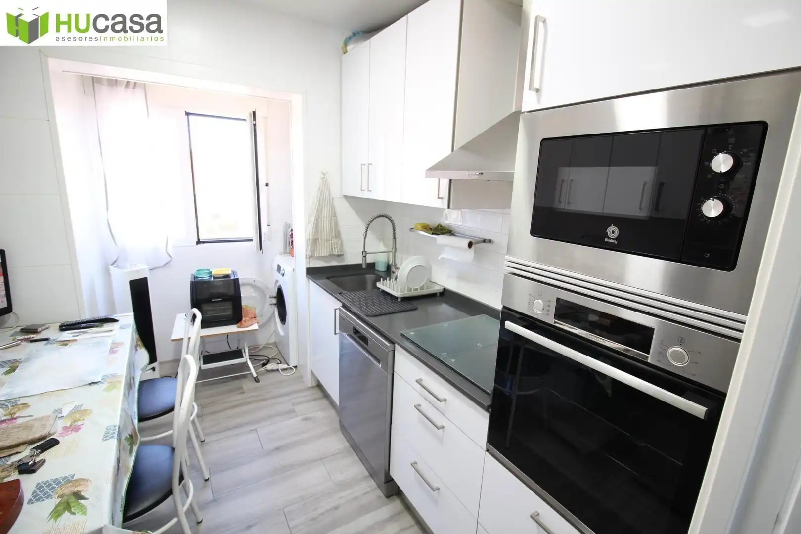 Cocina de Piso de alquiler en Toledo con Aire acondicionado, Calefacción y Terraza