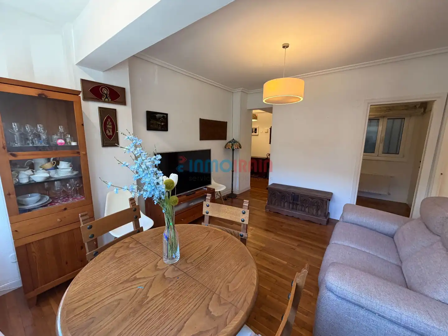 Sala de estar de Piso en venta en Ordizia con Calefacción, Trastero y Amueblado