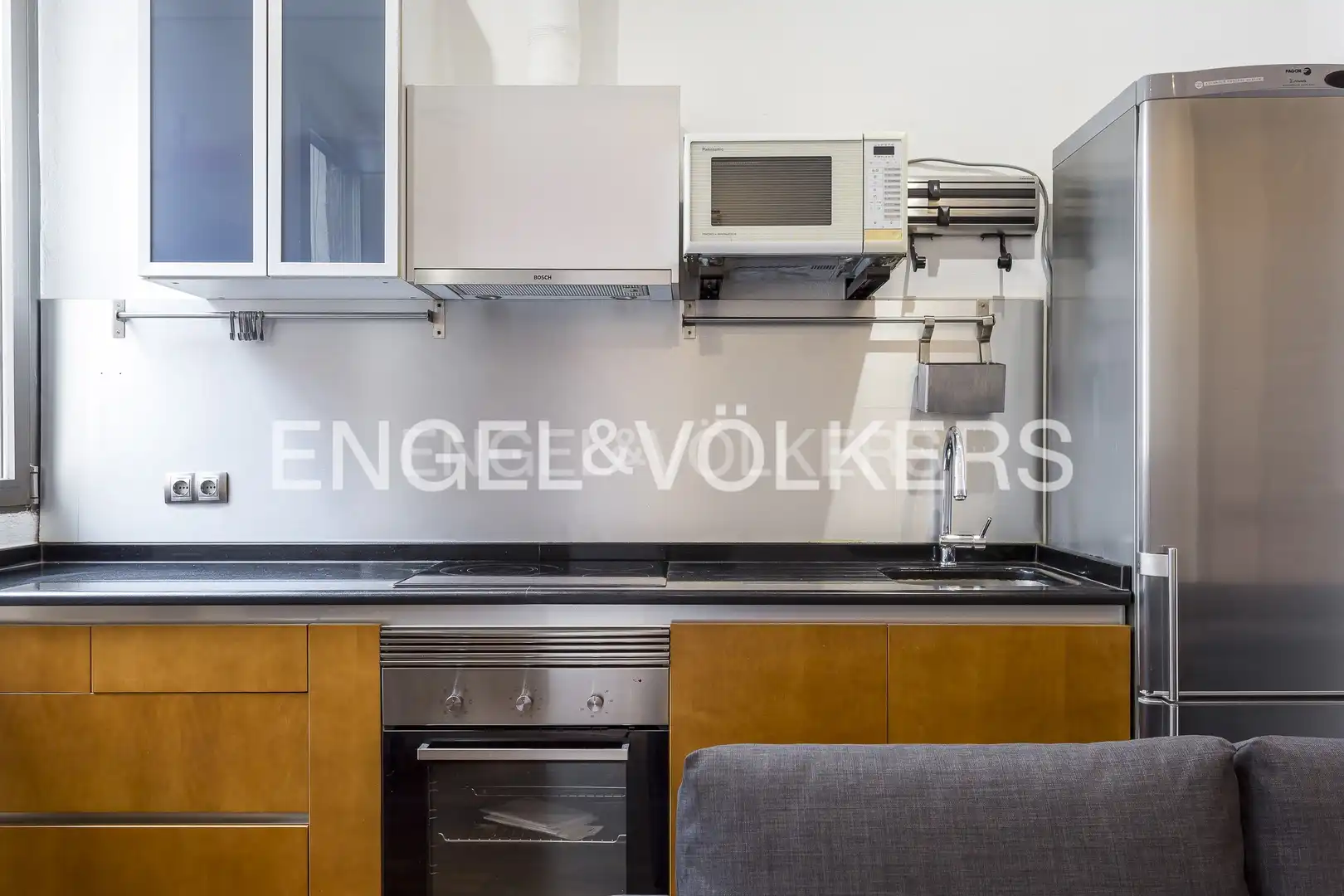 Küche von Wohnung zur Miete in Madrid mit Klimaanlage, Heizung und Möbliert