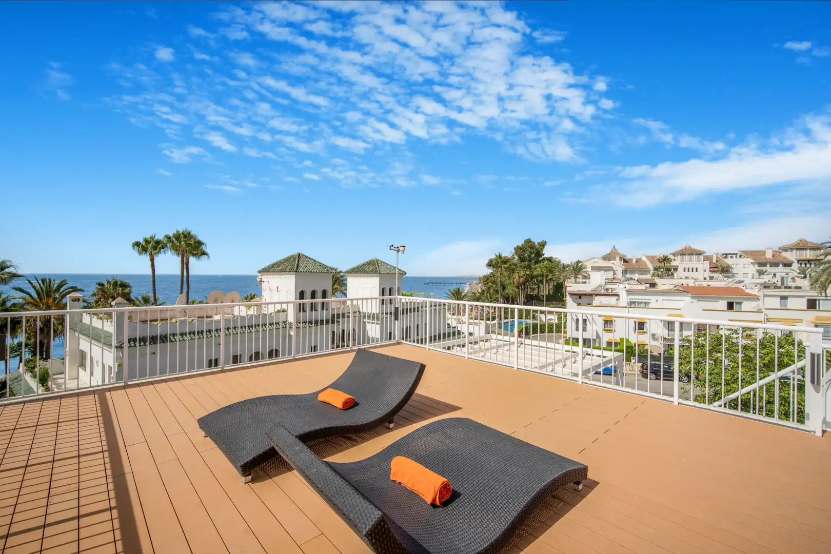 Terrassa de Casa adosada en venda en Marbella amb Aire condicionat, Jardí privat i Terrassa