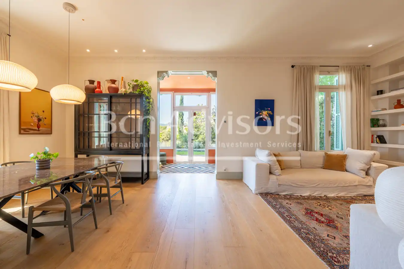 Sala d'estar de Casa o xalet de lloguer en Barcelona amb Aire condicionat, Calefacció i Jardí privat