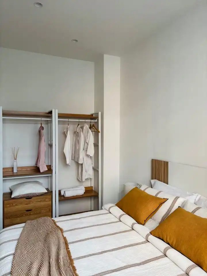 Bedroom of Flat for rent in Leganés  with Air Conditioner, Furnished and Internet