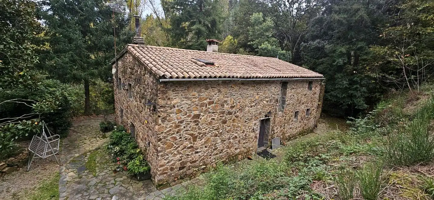 Vista exterior de Finca rústica en venta en Arbúcies con Jardín privado, Terraza y Amueblado