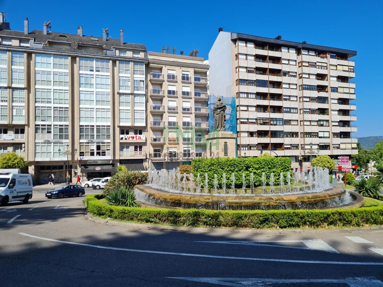 Exterior view of Flat for sale in Ourense Capital   with Heating, Terrace and Balcony