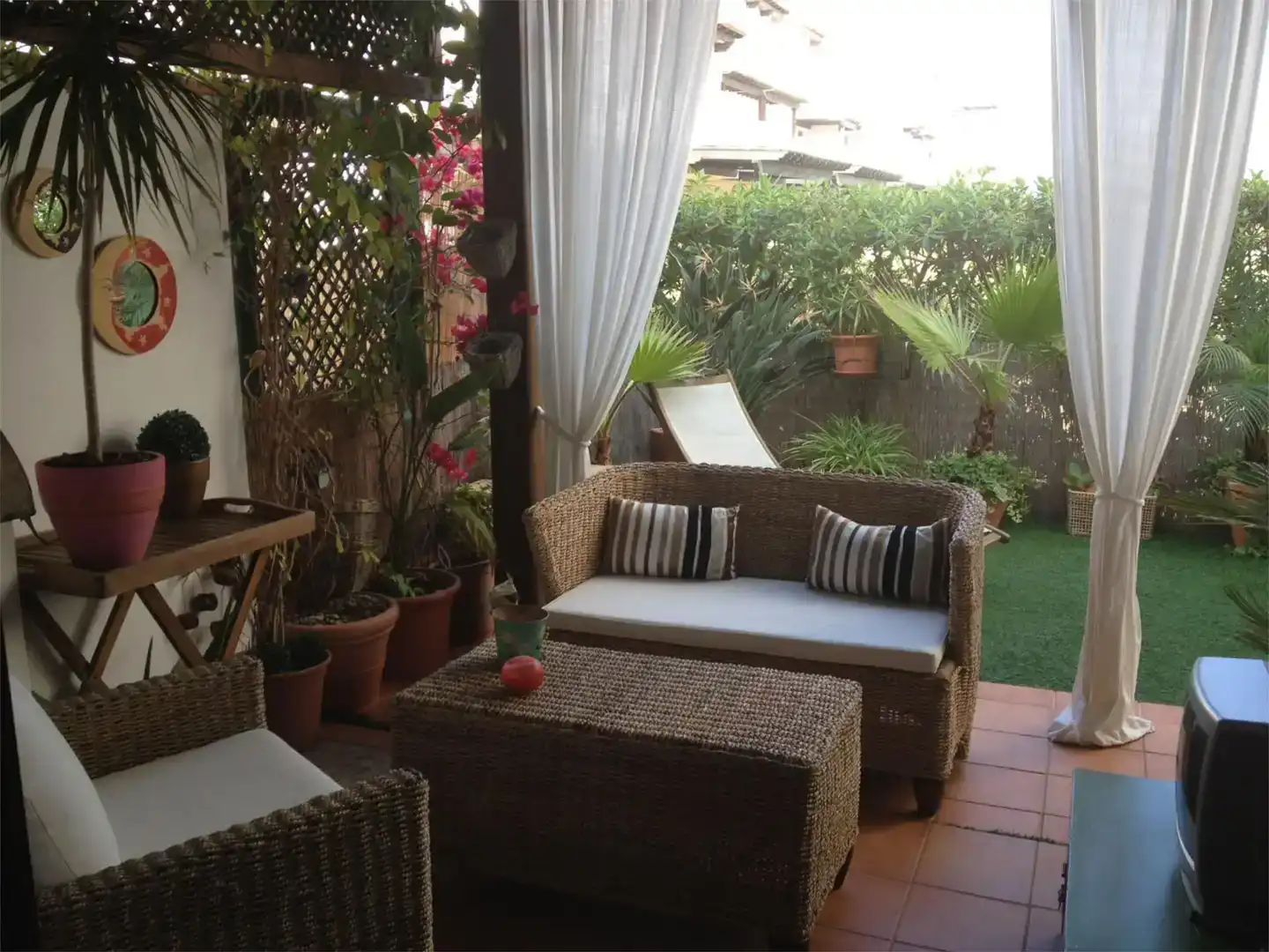 Terrace of Flat for sale in Vera  with Air Conditioner, Private garden and Swimming Pool