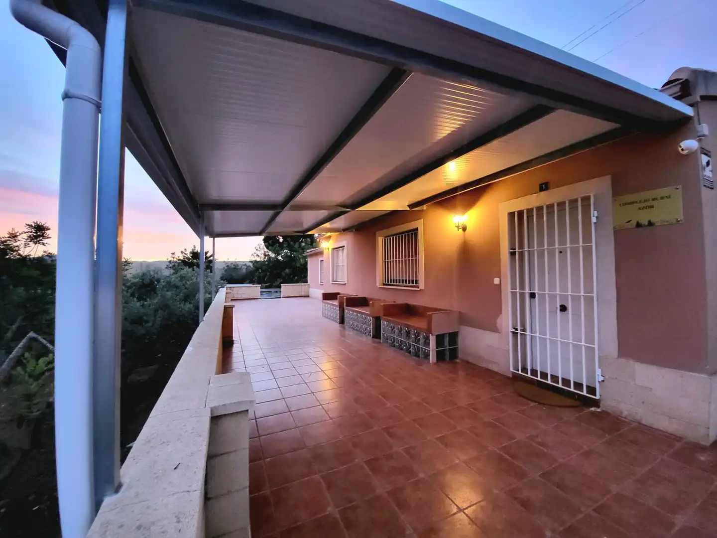 Terrassa de Finca rústica en venda en Cartagena amb Jardí privat, Piscina i Moblat
