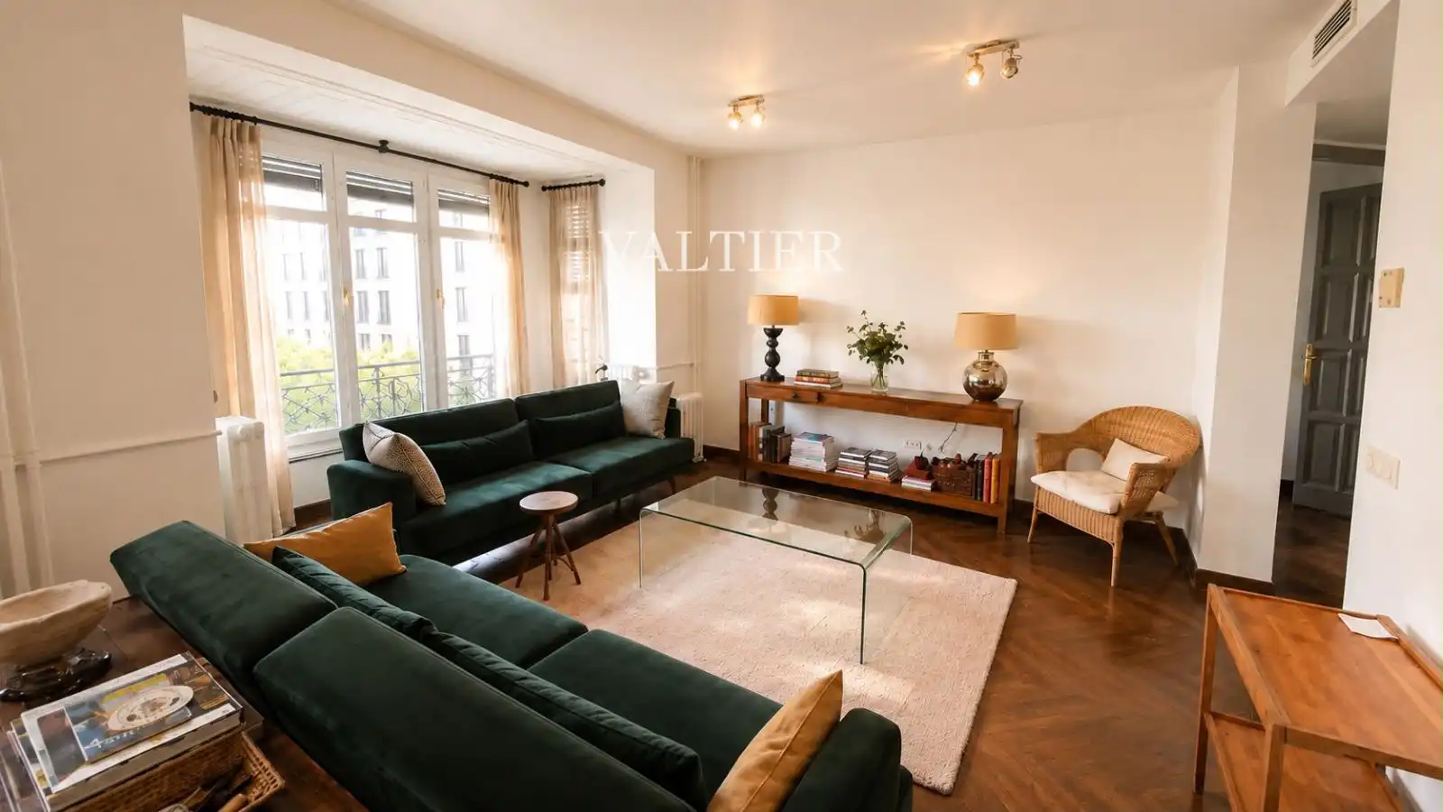 Wohnzimmer von Wohnung zur Miete in Madrid mit Klimaanlage, Heizung und Terrasse