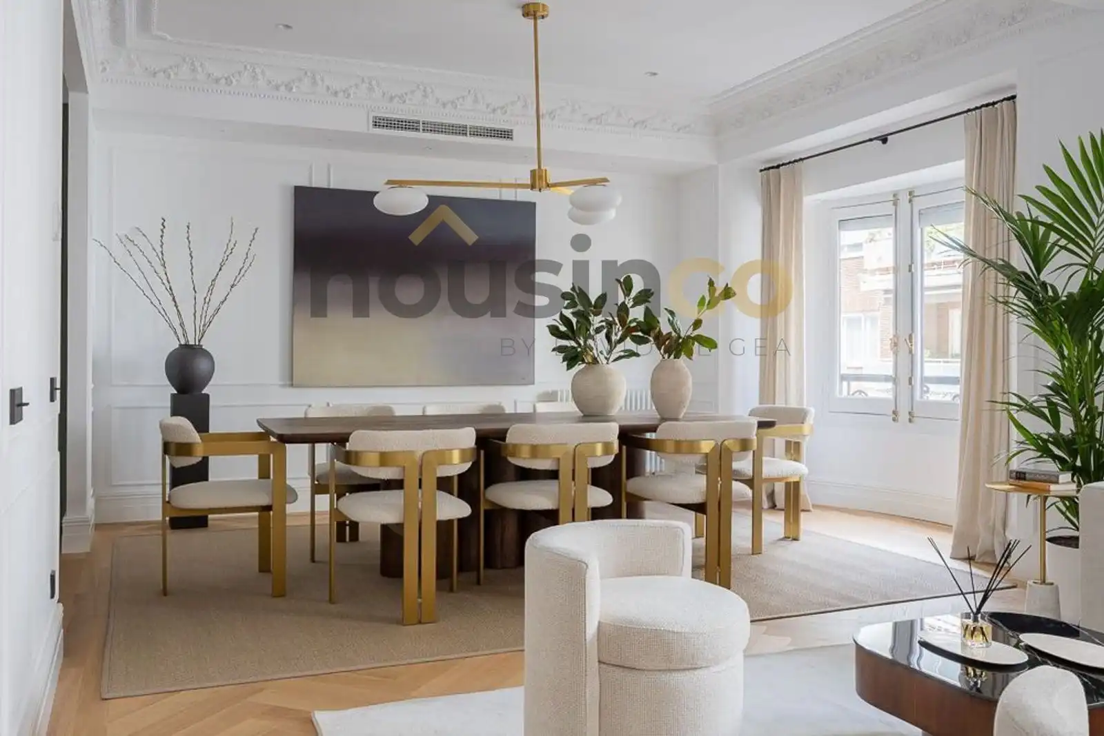 Dining room of Flat for sale in Madrid  with Air Conditioner, Heating and Parquet flooring