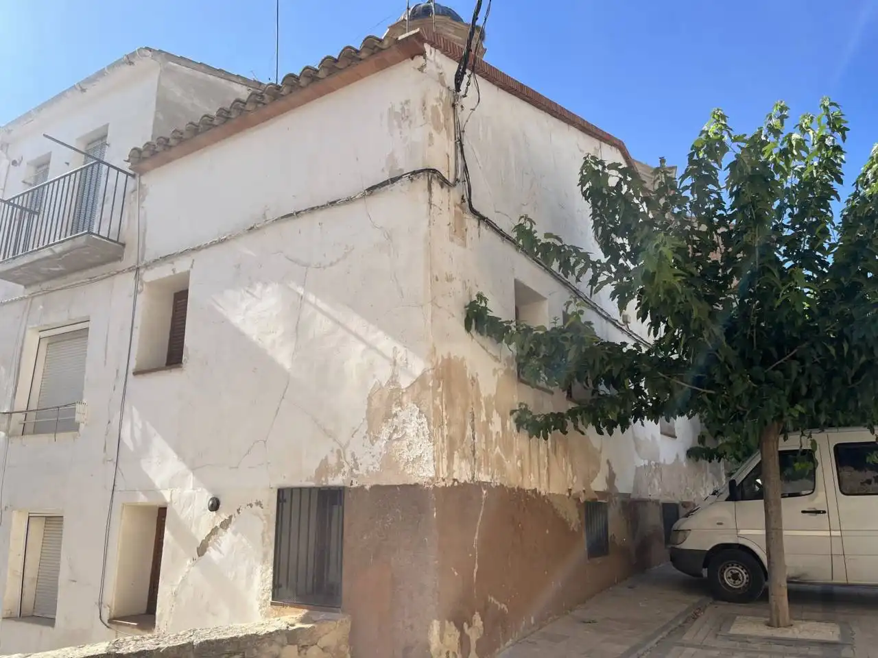 Vista exterior de Casa o xalet en venda en Castelserás amb Calefacció, Terrassa i Moblat