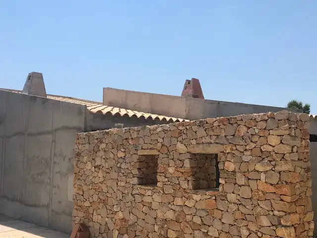 Vista exterior de Residencial en venda en Cervera del Maestre