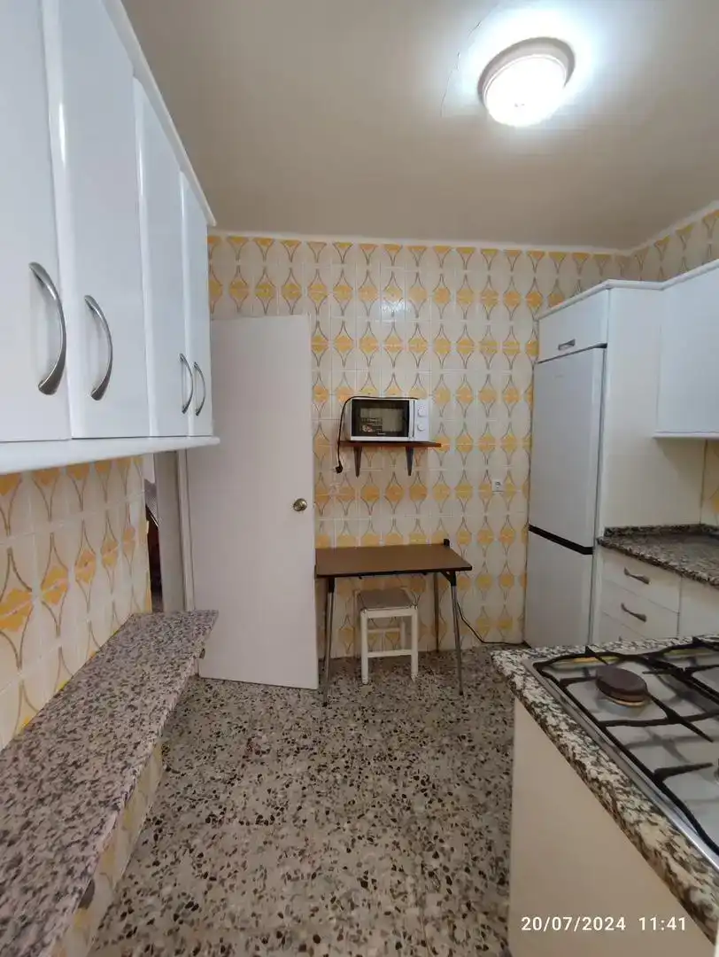 Kitchen of Flat for sale in Herrera  with Air Conditioner, Furnished and Oven