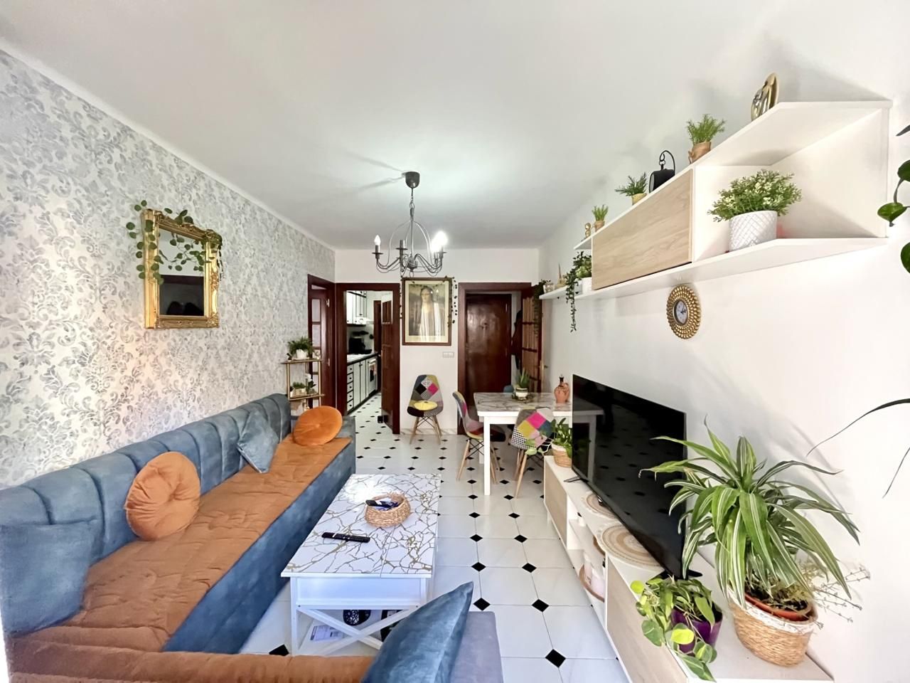 Living room of Flat for sale in Mataró  with Air Conditioner and Balcony