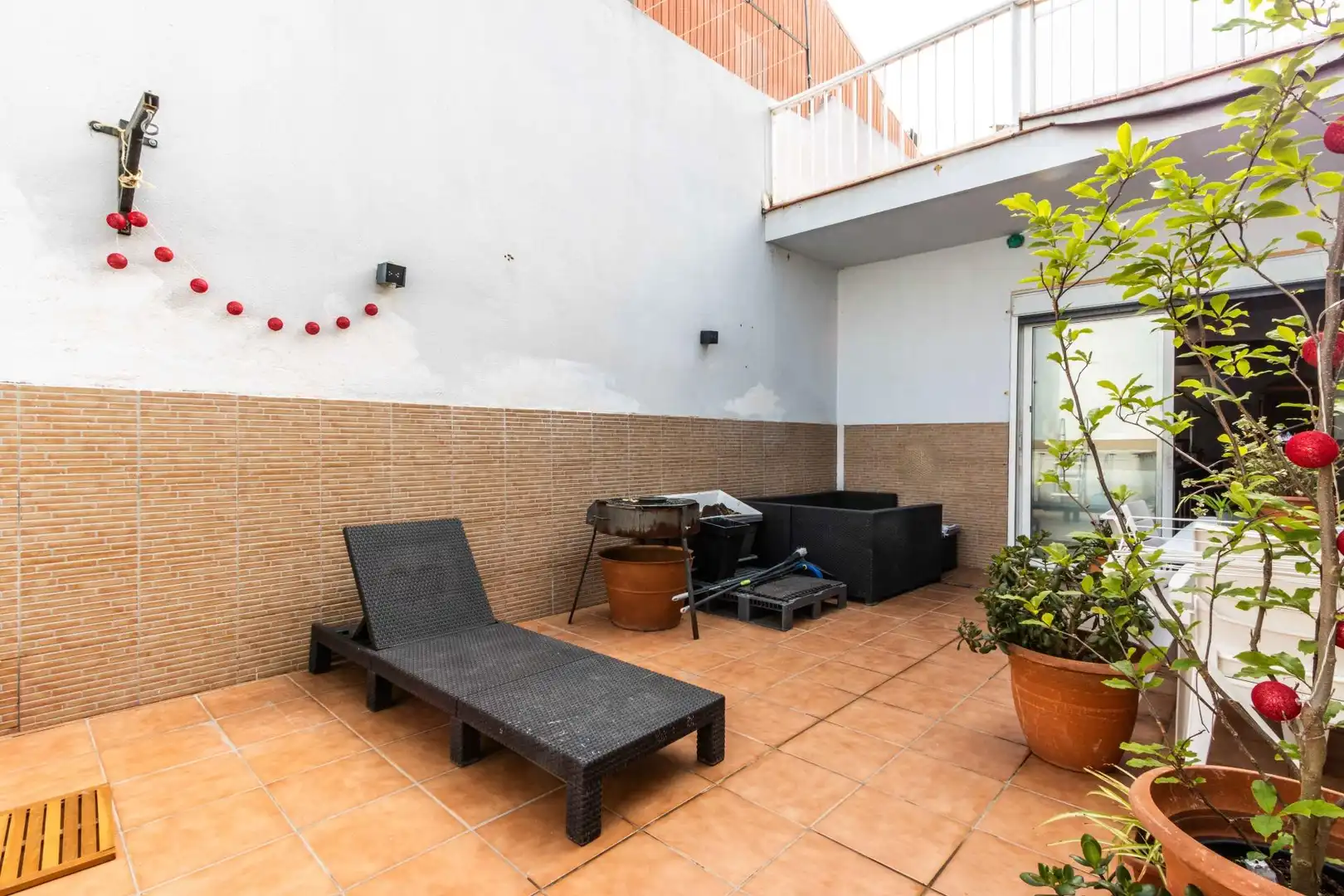 Terrassa de Casa adosada en venda en Sabadell amb Aire condicionat, Calefacció i Jardí privat