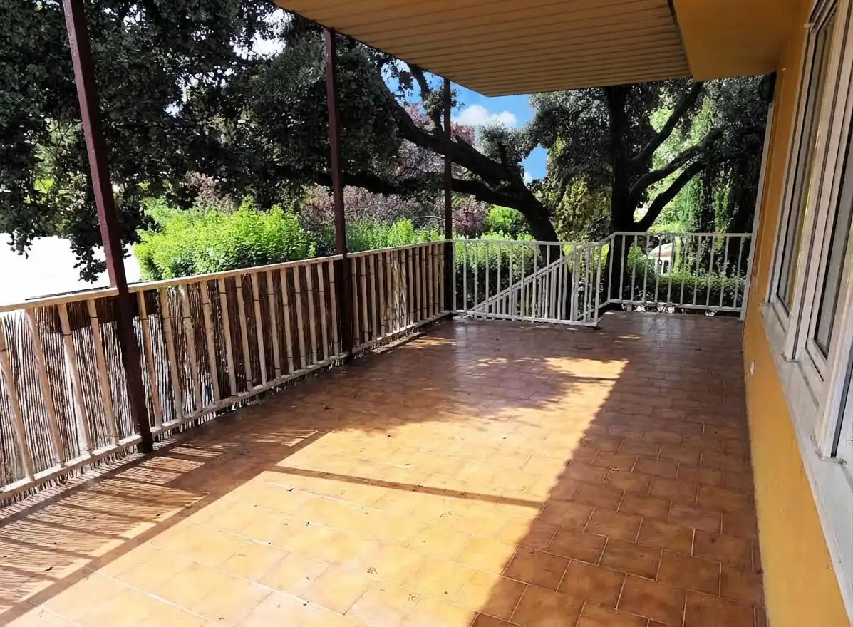 Terraza de Casa adosada de alquiler en La Moraleja con Calefacción, Jardín privado y Terraza