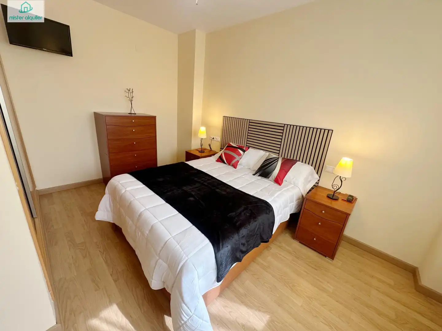 Bedroom of Apartments for rent in El Campello  with Air Conditioner, Heating and Private garden