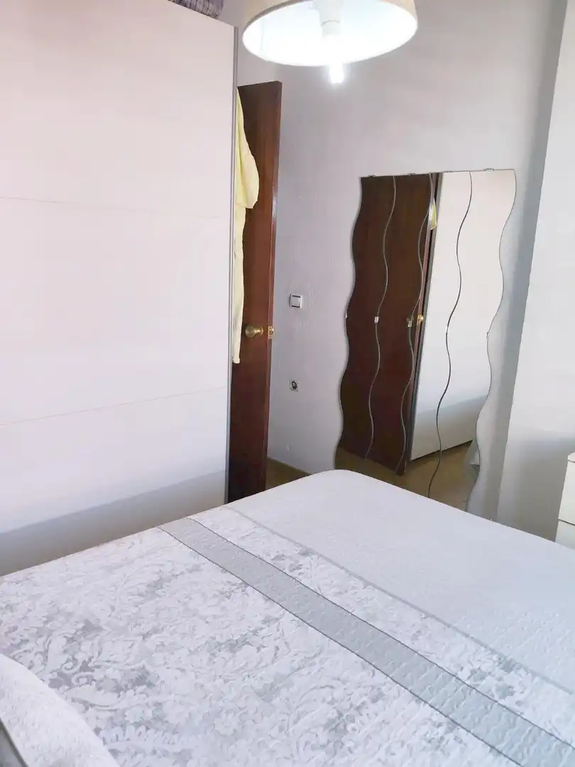 Bedroom of Flat for sale in Málaga  with Air Conditioner, Terrace and Furnished