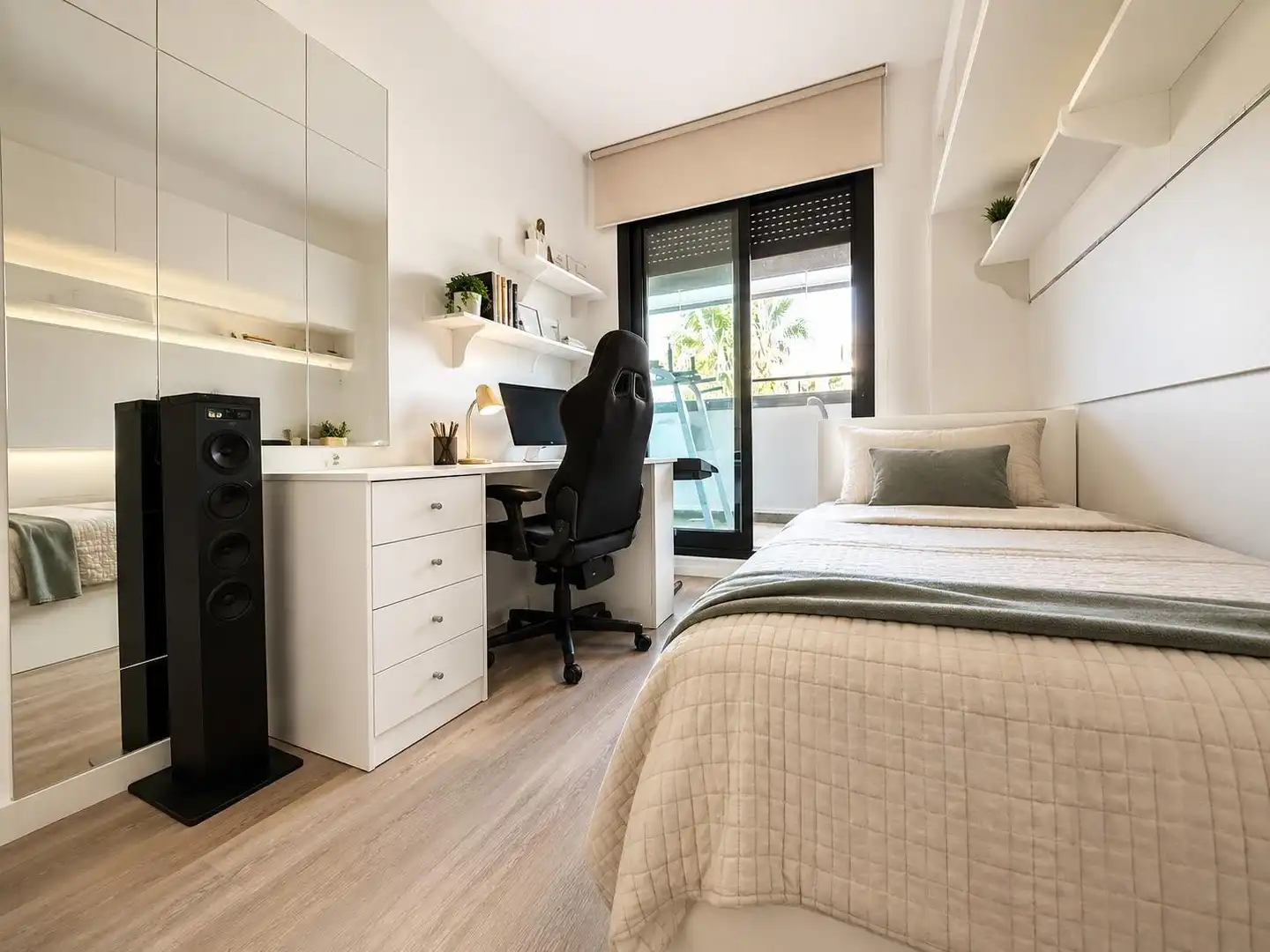 Bedroom of Detached homes for sale in Molina de Segura  with Air Conditioner, Private garden and Community pool